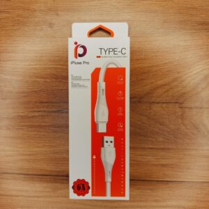 کابل Type-C آی‌پلاس پرو IP-06 6A + شارژ فوق‌سریع + 1 متر هسته مس خالص، 5 لایه محافظت – برای S24، آیفون 15، آیپد! (3)