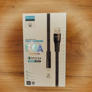 کابل لایتنینگ Soloffer CC53 5A + MFi + QC 3.0 100cm – شارژ آیفون در 25 دقیقه